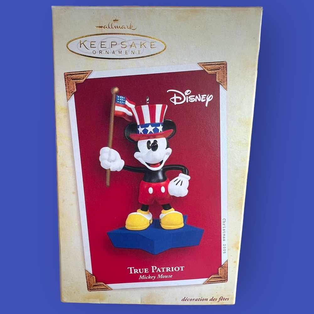 Hallmark Disney Mickey Mouse True Patriot - 2005 Keepsake Christmas Ornament